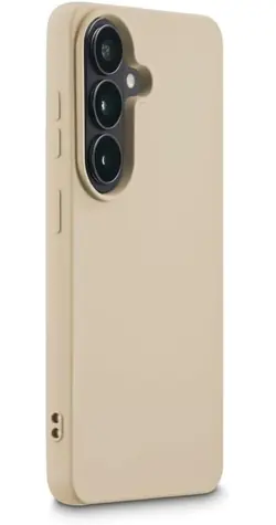 HAMA Fantastic Feel Hülle für Samsung Galaxy S26, beige / weiche Oberfläche