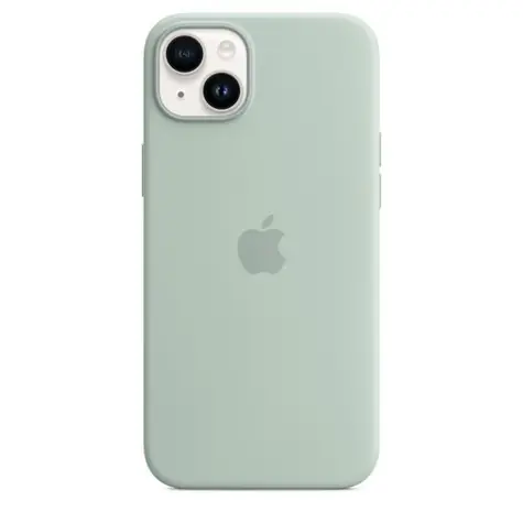 Ausgepackt - Apple Silikonhülle mit MagSafe für iPhone 14 PLUS , Marineblau / Ausgepackt