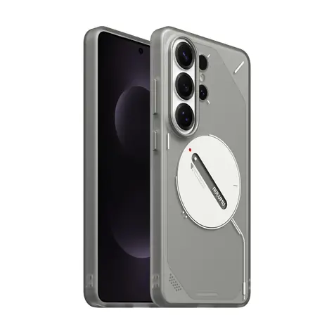Aulumu S26 Schutzhülle, mattiert, für Samsung S26 Ultra, durchscheinend grau