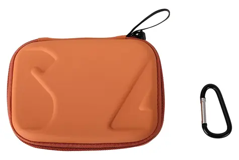 Ausgepackt - Sunnylife OA5-B893-C orange / Sportkameratasche / OSMO Action 5 Pro/4/3 / PU-Leder + EVA / ausgepackt