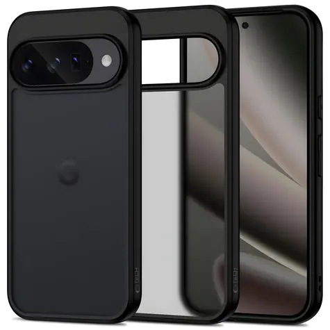 Ausgepackt - Tech-Protect MagMat MagSafe matt schwarz / Schutzhülle für Google Pixel 10, 10 Pro / MagSafe / ausgepackt