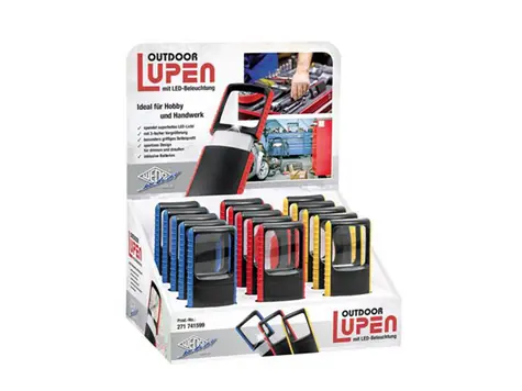 WEDO Outdoor-Lupe mit LED-Licht