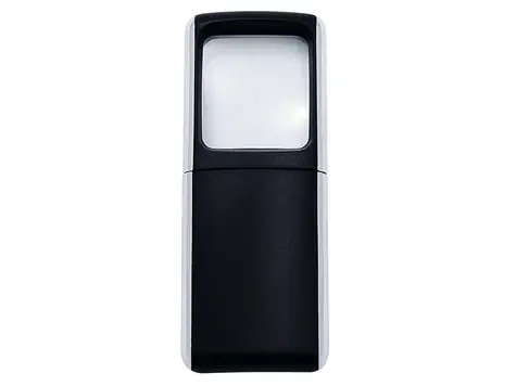 WEDO Lupe mit LED-Licht schwarz