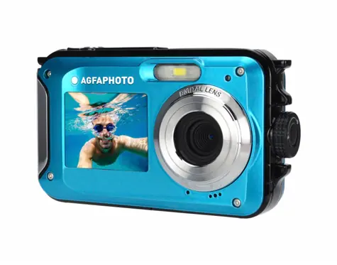 AGFAPHOTO WP8000 blau / 2,7" LCD / 24 Mpix CMOS / 16x Digitalzoom / SD