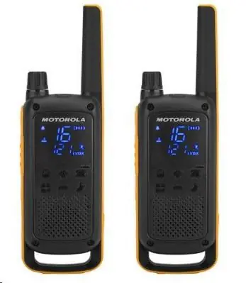 Motorola TLKR T82 Extreme / 2x Radio / LCD / Reichweite 10 km / 16 Kanäle + 121 Codes