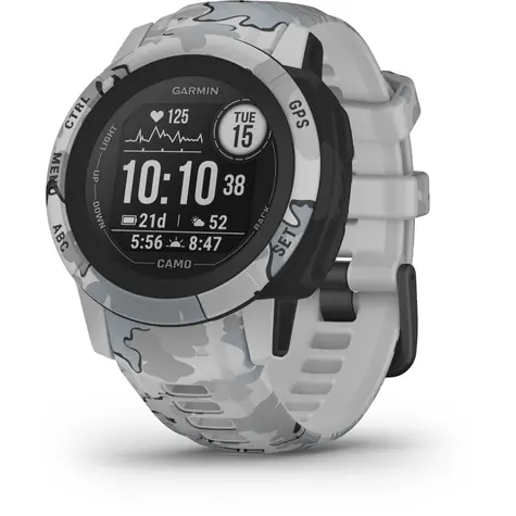 Garmin Instinct 2S Camo Edition Mist / Smartwatch / GPS / BT / tägliche Aktivitätsmessung / 10 ATM