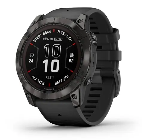 Garmin Fenix 7X Pro Solar Sapphire Edition schwarz / Smartwatch / 1,4" / GPS / BT / ANT+ / Wi-Fi / 10 ATM 