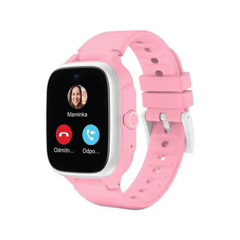 Lamax WatchY4 Play pink / Smartwatch für Kinder / 1,4"-Display / IP68 / Android & iOS