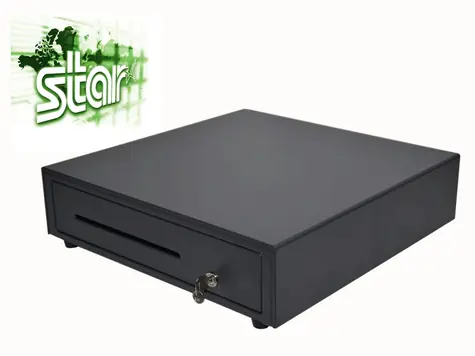 Star Micronics Geldschublade CB-2002 UN / 24V / RJ12 / für Drucker / schwarz 