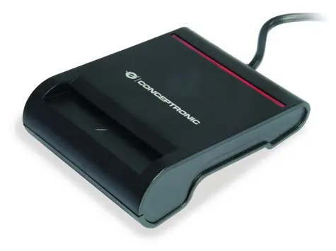 Conceptronic SCR01B SMART -Leser / USB-A / ISO-7816 / schwarz