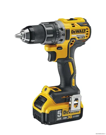 DeWalt DCD771D2 / Akku-Bohrschrauber ohne Bürsten / 18 V XR Li- ION / 2x 5,0 Ah