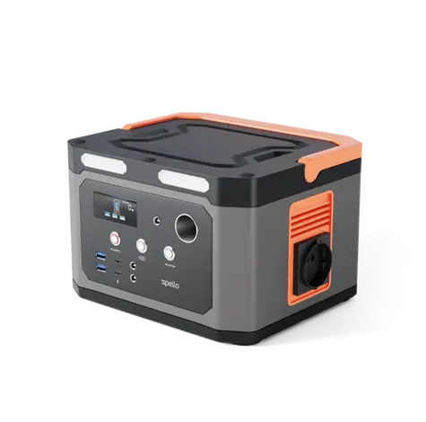 Ausgepackt - Epico Spello / Tragbare Ladestation / 320Wh / 2x USB-C / 2x USB-A / DC -Ausgang / kabelloses Laden / ausgepackt