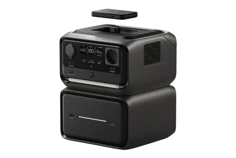 EcoFLow RIVER 3 Max PLUS Kabellose/Tragbare Powerstation / LiFePO4 / 286 Wh / USB-A / USB-C / AC/ DC