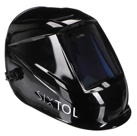 SIXTOL Schweißmaske Pro View schwarz / Selbstverdunkelnder Schweißhelm 