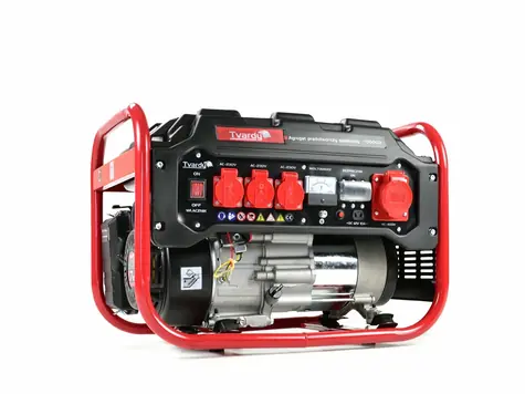 TVARDY Benzin-Rahmen-Elektroantrieb 7 HP/ 2,8 kW - AVR / 15 l