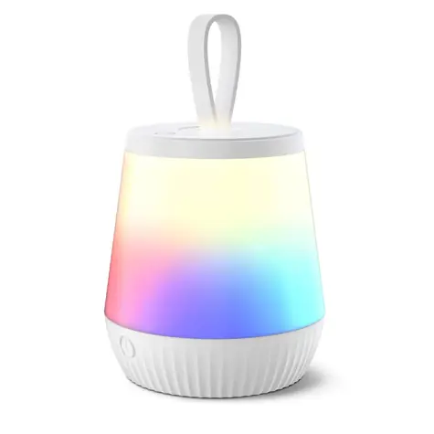 HAMA Mobile weiße LED-Taschenlampe mit Nachtsichtfunktion / tragbar / wiederaufladbar / dimmbar / RGBW / IP44