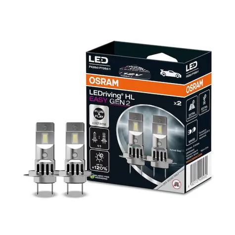 OSRAM LEDriving HL Easy H7/H18 12V PX26d / 1400lm / 6000K / 1000h / 2 Stück