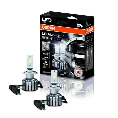 OSRAM LEDriving HLT BRIGHT H7/H18 24V 19W / 1700lm / 6000K / 2000h / 2 Stück