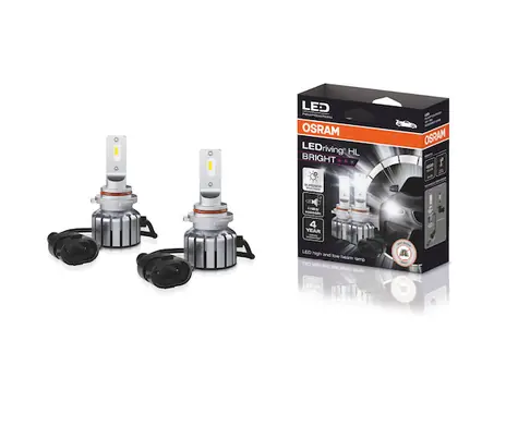 OSRAM LEDriving HL BRIGHT HB3/H10/HIR1 12V / 1800lm / 6000K / 5000h / noDIM / A+ / mattiertes Glas / 2 Stück