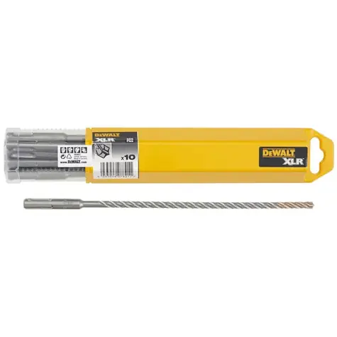 DeWalt DT8966 / 10-teiliges SDS PLUS Steinbohrer-Set / 8x210 mm
