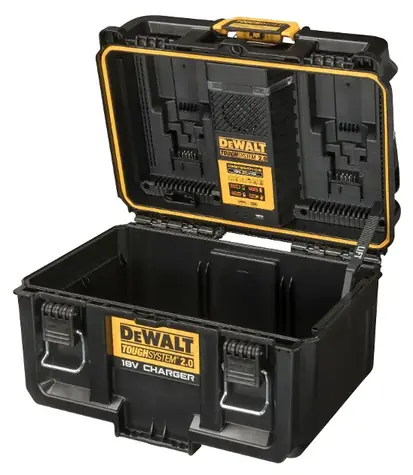 DeWalt DWST83471 / 4A Doppelladegerät für 18-V-Akkus / im TOUGHSYSTEM-Koffer