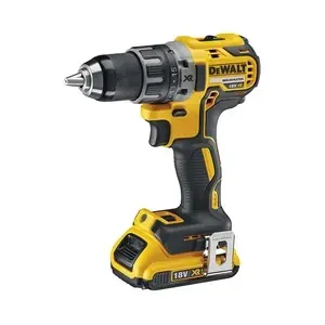 DeWalt DCD791D2 / Aku Kompakter Bohrschrauber mit bürstenlosem Motor / 18V XR Li- ION / 2x 2,0Ah