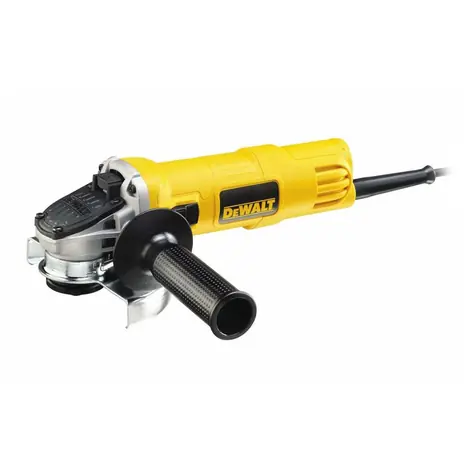 DeWalt DWE4057 / Winkelschleifer mit Schiebeschalter mit spannungsfreier Sperrfunktion / 800 W / 125 mm