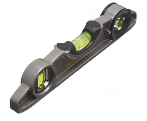 Stanley FatMax XL Torpedo 0-43-609 / Wasserwaage / Länge 25 cm / Magnetisch / Anzahl der Ebenen 3