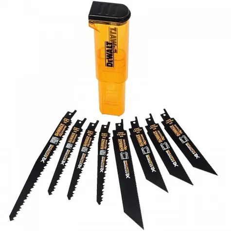 DeWalt DT99551-QZ / Sägeblattsatz für Säbelsägen FLEXVOLT / Länge 152-230 mm / 8-tlg