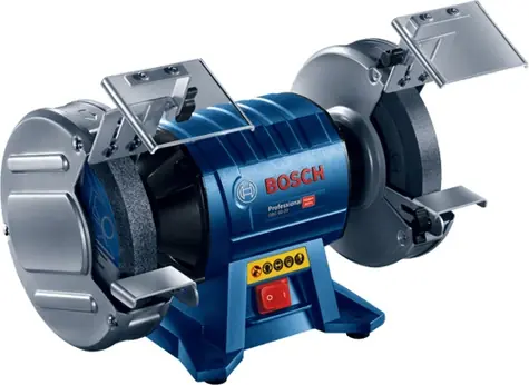 BOSCH GBG 60-20 / Doppelscheiben-Tischschleifer / 600 W / Durchmesser 200 mm / 3600 U/min / Körnung 24 | 60