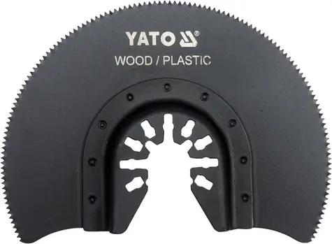 YATO Segmentsägeblatt für Multifunktionsgeräte in Holz und Kunststoff / HSS / Durchmesser 88 mm / Zahnteilung 1,4 mm / Sonderangebot