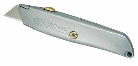 Stanley Metallmesser mit einziehbarer Klinge 99E / Länge 155 mm