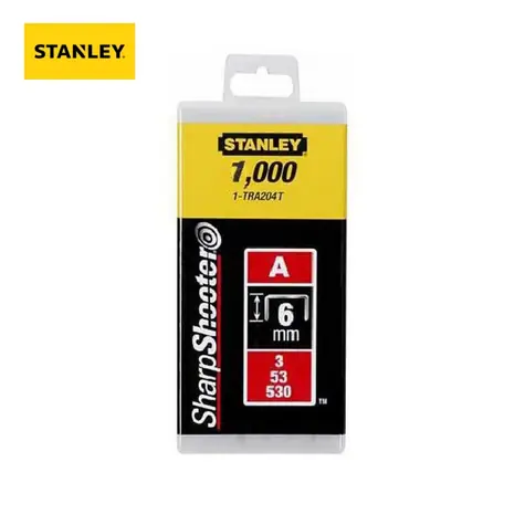 Stanley LD Heftklammern 6 mm Typ A 5|53|530 / 1000 Stück