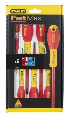Stanley 0-65-443 / 1000V FatMax 6-teiliges Schraubendreher-Set