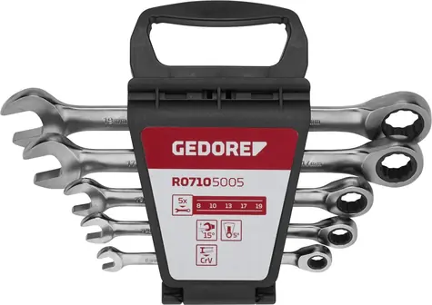 Gedore RED R07105005 - Steckschlüsselsatz / 8 - 19 mm / 5-tlg