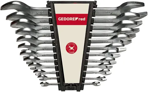 Gedore RED R05105012 - Satz zweiseitige Flachschlüssel / 6 - 32 mm / 12-tlg