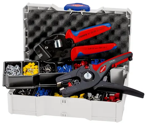 Knipex 979015 Crimp-Sortiment für Steckdosen 