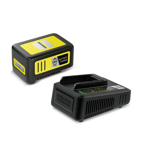 Kärcher Kit - Akku 18V I 5Ah & Schnellladegerät / für 18V Battery Power Gerät / LCD-Display