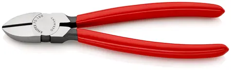 Knipex 70 01 180 EAN Seitenschneider 180 mm / weich: 4 mm / halbhart: 3 mm / hart: 2,5 mm