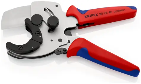 Knipex 90 25 40 Rohrschneidezange für Mehrschichtrohre und Protektoren 210 mm / 26 - 40 mm