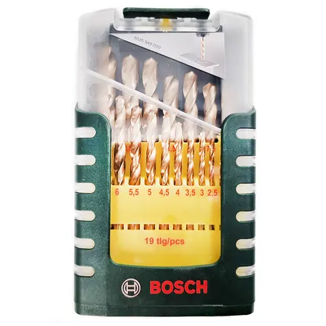 BOSCH HSS-TiN 2607017152 / 19-teiliges Metallbohrer-Set