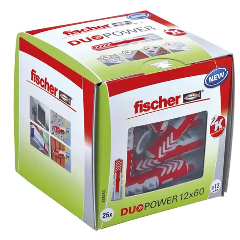 fischer DuoPower 12x60 LD Dübel 25 Stück