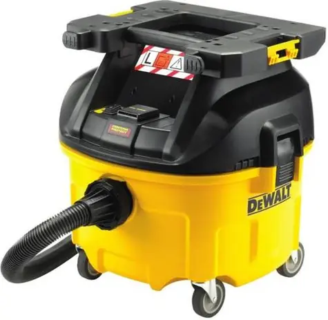 DeWalt DWV901LT / Industriestaubsauger / 1400W / Behälter 30 L / TSTAK-Aufsatz / Klasse L / 4080 l-min