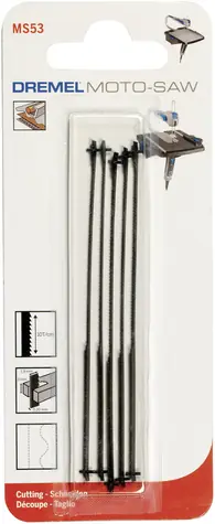 Dremel 2615MS53JA Sägeblatt für Metall / Länge 100 mm / 5 Stk