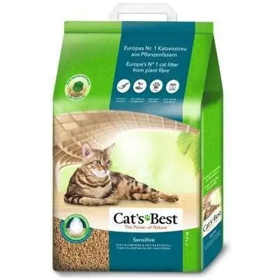 Cats Best Sensitive 20L / 7,2 kg / Katzentoilette / Streu