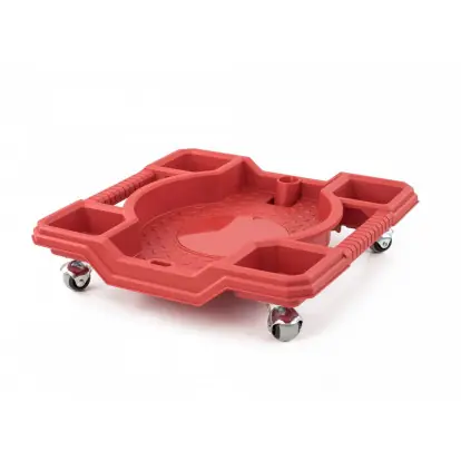 Keter Werkstatt-Werkzeugfach mit Rollen rot / 43x43x10,5cm
