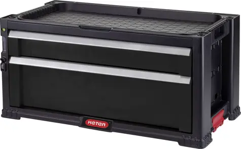 Keter Werkzeugschrank mit 2 Schubladen / 56,2 x 28,9 x 26,2 cm