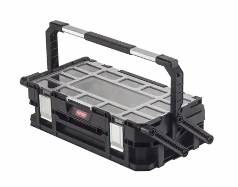 Keter Cantilever PRO22" schwarz / Werkzeug-Organizer / 56,5 x 31,7 x 16,1 cm