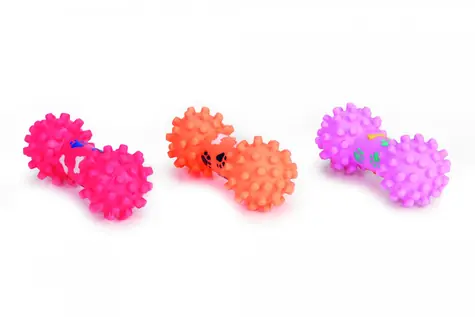 Beeztees Kurzhantel mit Widerhaken aus Kunststoff, 17 cm