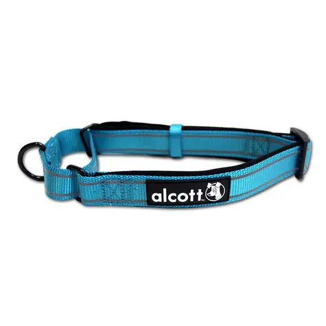 Alcott Martingale blau - Größe M / reflektierendes Halsband für Hunde